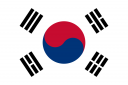 Die Flagge Südkoreas