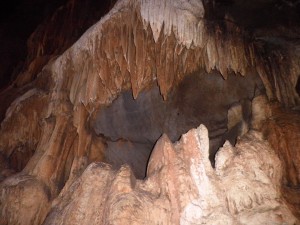 Limestone structures in Gosul Cave