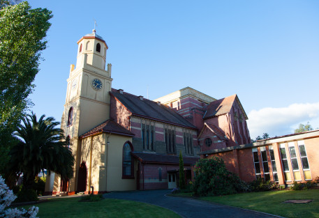 St. John Anglican church, one of many in Launceston.