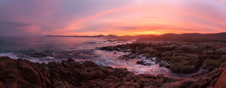 Amazing sunset at Friendly Beaches