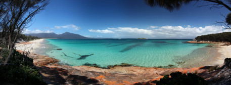 A little bay at the end of Hazards beach