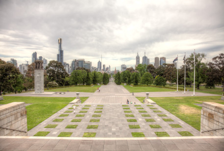 CBD from the Shrine of Remembrance