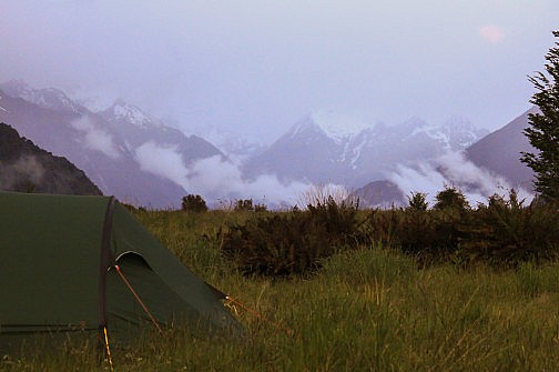 Camping at Smithy Creek (DOC)